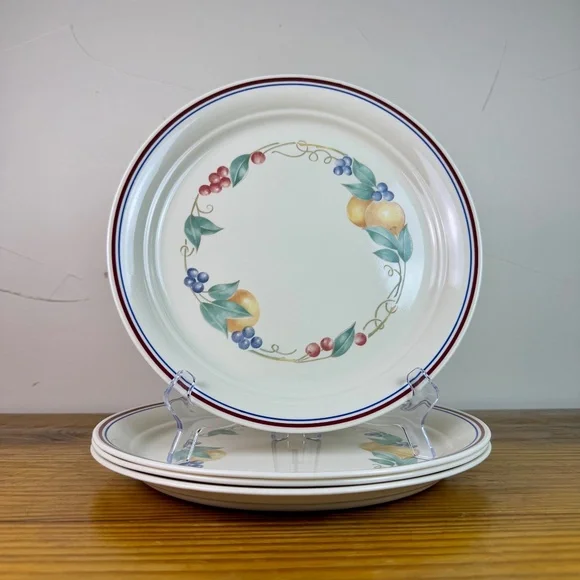 Corelle by Corning Dinner Plates – Country Cottage Fruit – Set of 4 - Picture 14 of 16